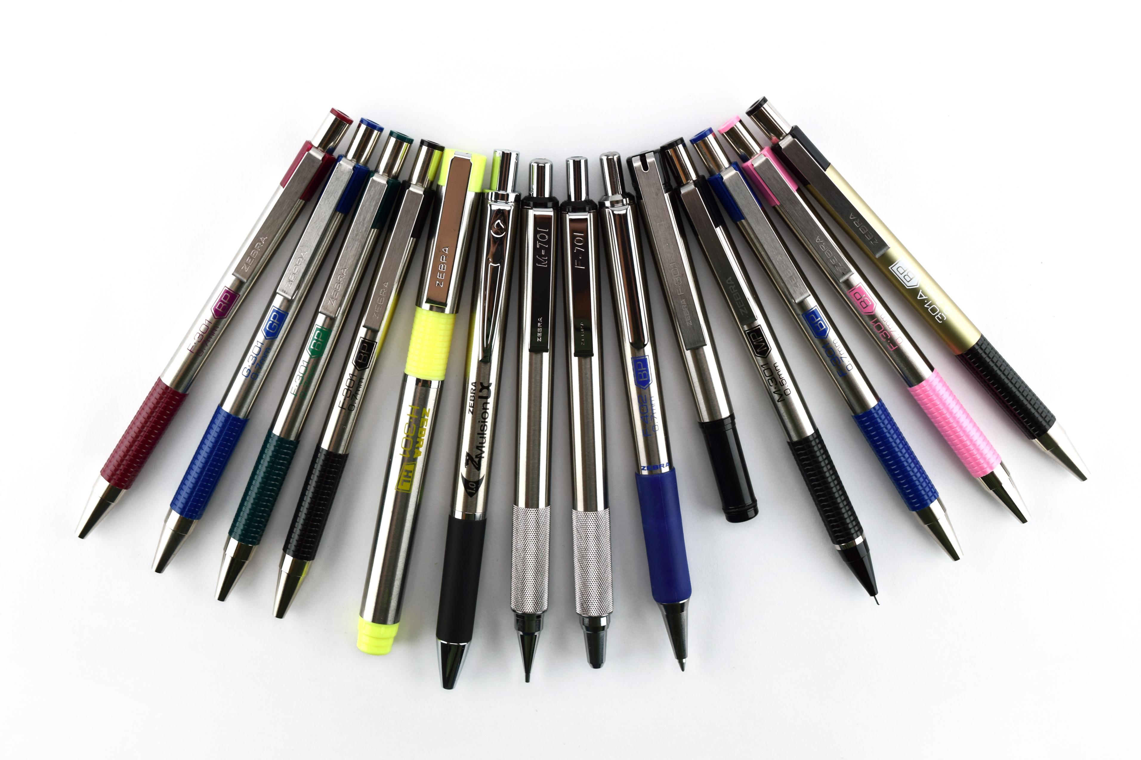 Zebra H301 Stainless Steel Highlighter 1 Pack with Refill, Pink (76701) Amazon.ca Office Products