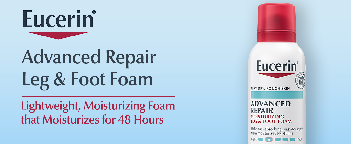 Eucerin Advanced Repair Moisturizing Leg and Foot Foam