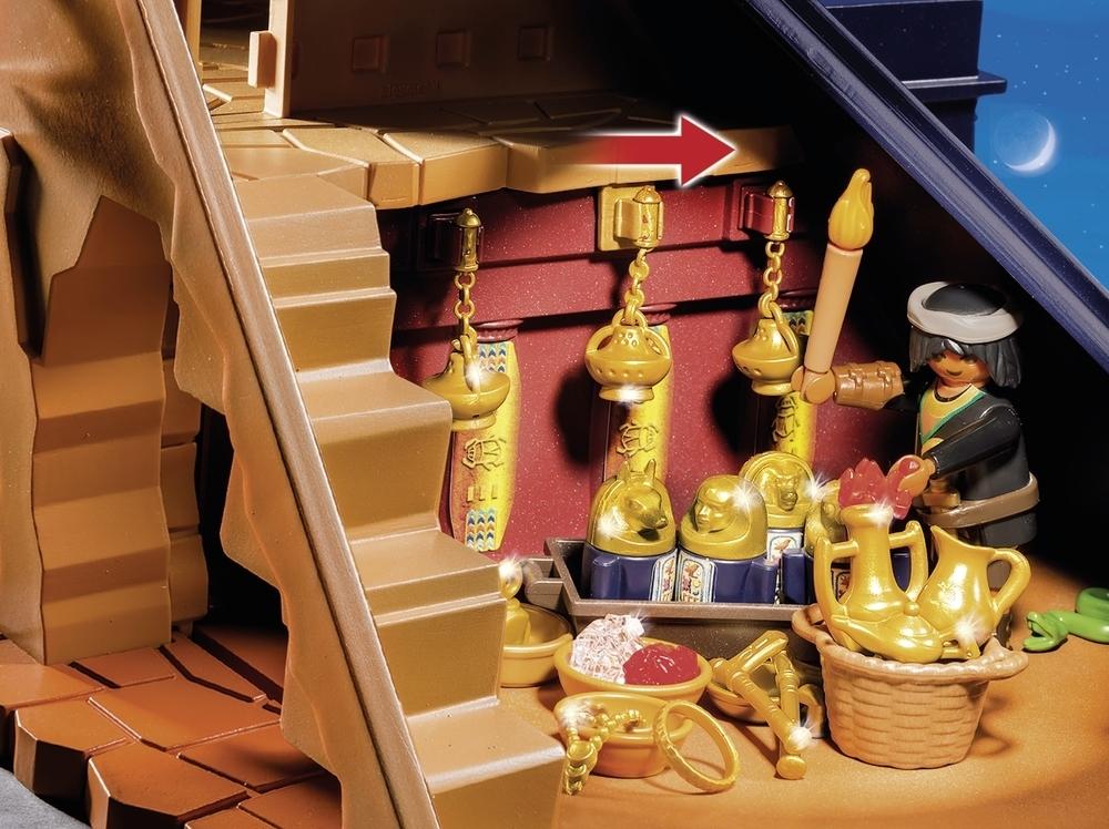 Playmobil 5386 Egyptian Pharaoh's Pyramid with Many Hidden Tombs and