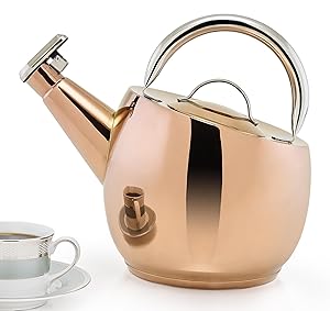 Amazon.com: Old Dutch DuraCopper Ganymeade Tea Kettle, 2.75