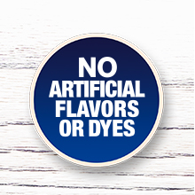 no artificial flavors or dyes