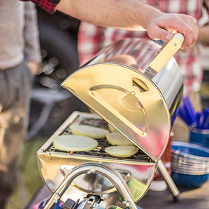 camping BBQ propane grill