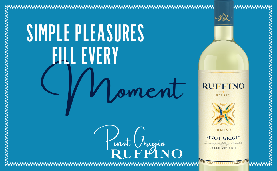Ruffino Lumina DOC Pinot Grigio, Italian White Wine, 750 mL bottle at