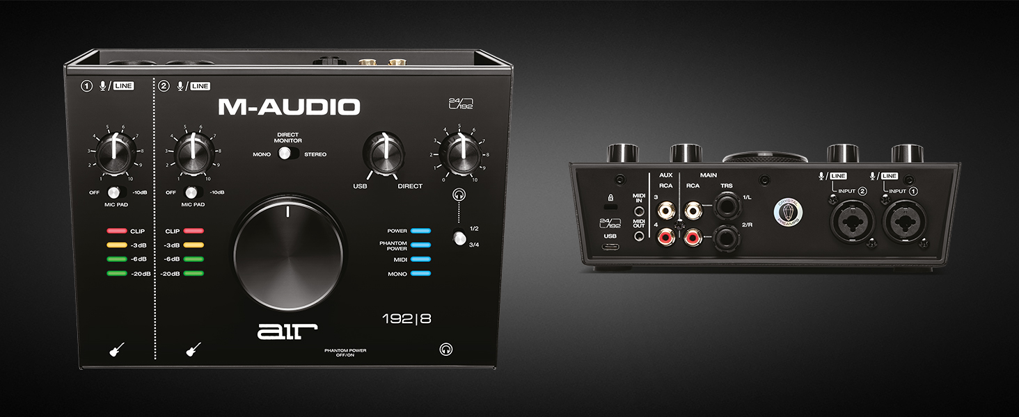 MAudio AIR 1928 Interfaz de audio MIDI, tarjeta de sonido USB, USB