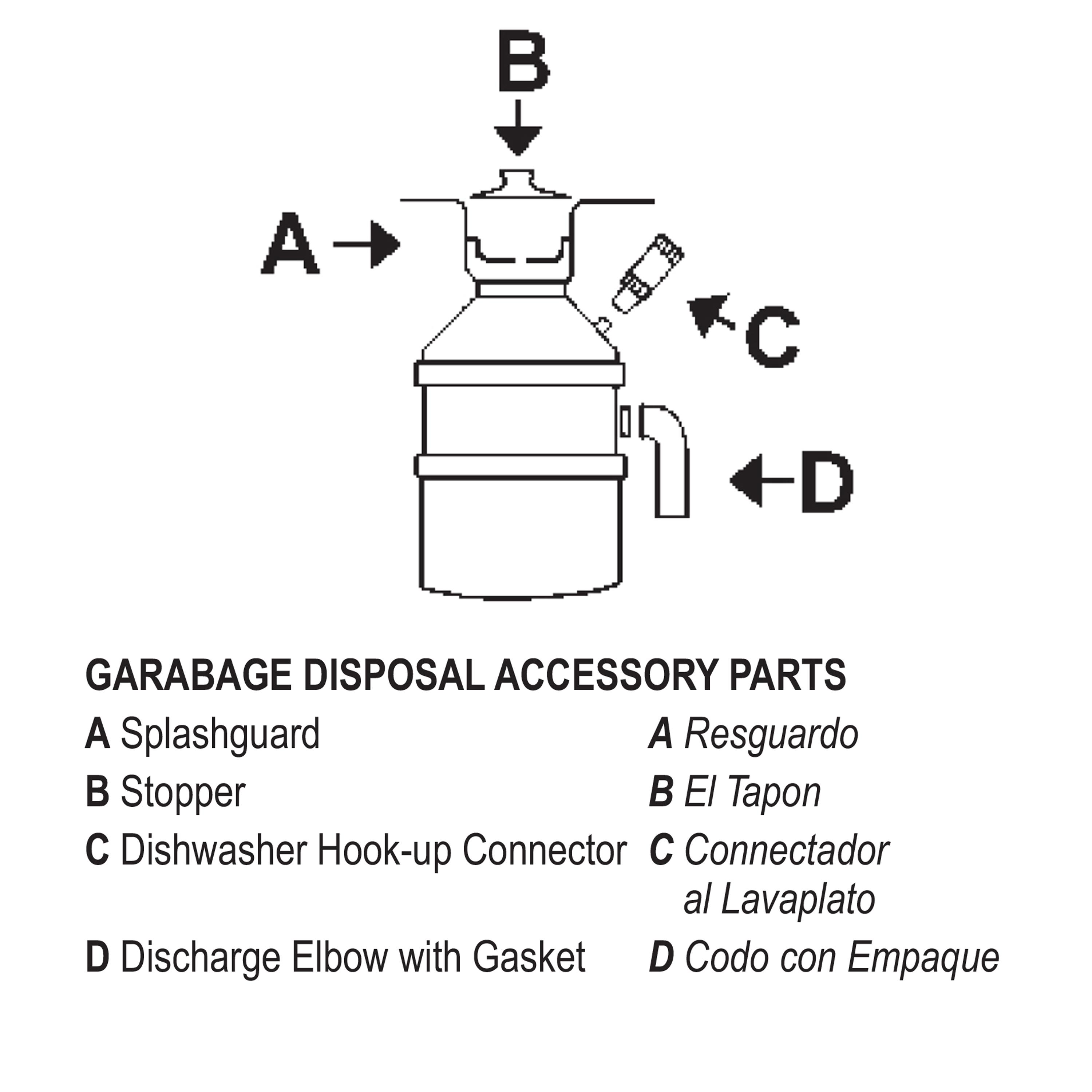 LASCO 399057 Whirlaway and Sinkmaster Disposal Replacement Splashguard