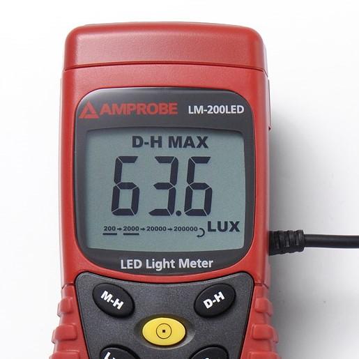 Amprobe LM200 LED Light Meter, Silicon Photodiode and Filter Science