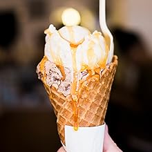 mike's hot honey sweet spicy honey with a kick condiment hot sauce ice cream dessert topping