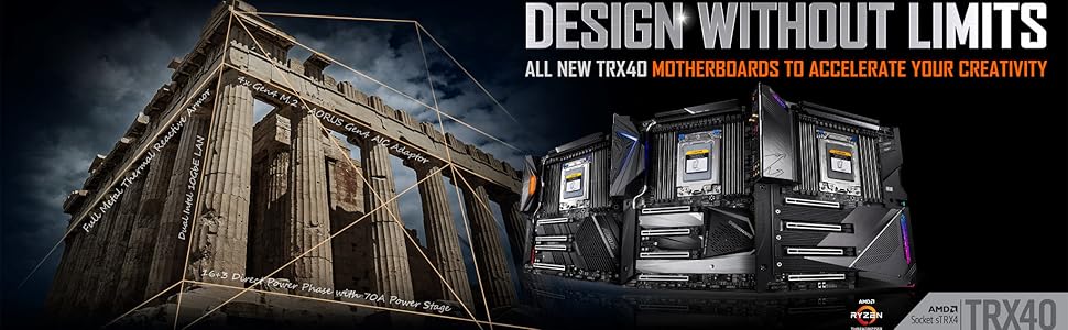 Amazon | GIGABYTE TRX40 DESIGNARE マザーボード [第3世代