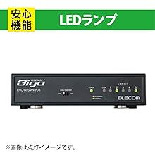 (未使用･未開封品)　エレコム スイッチングハブ 5ポート 10/100Mbps マグネット付き AC電源 EHC-F05PA-JW kmdlckf Amazon | エレコム スイッチングハブ 5ポート 10/100Mbps