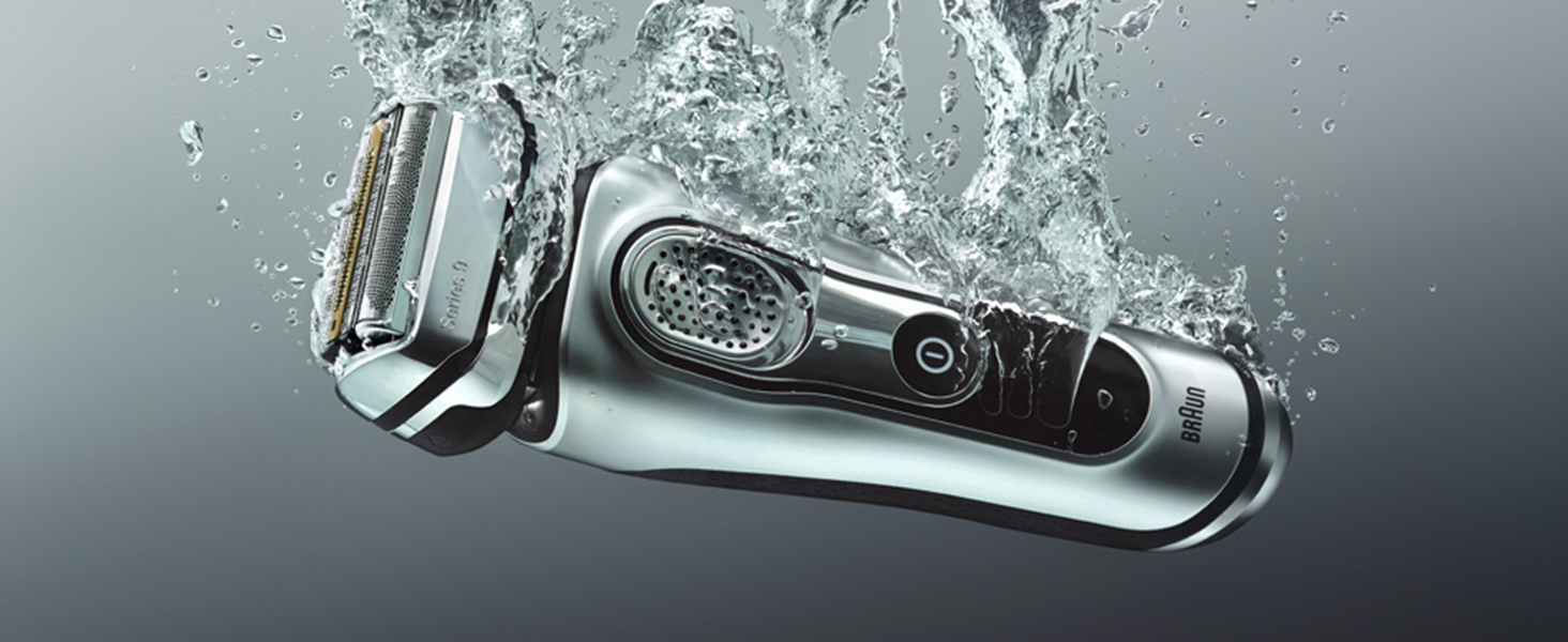 Braun Series 9 9296cc Premium Edition elektrischer Rasierer, mit Reinigungs und Ladestation