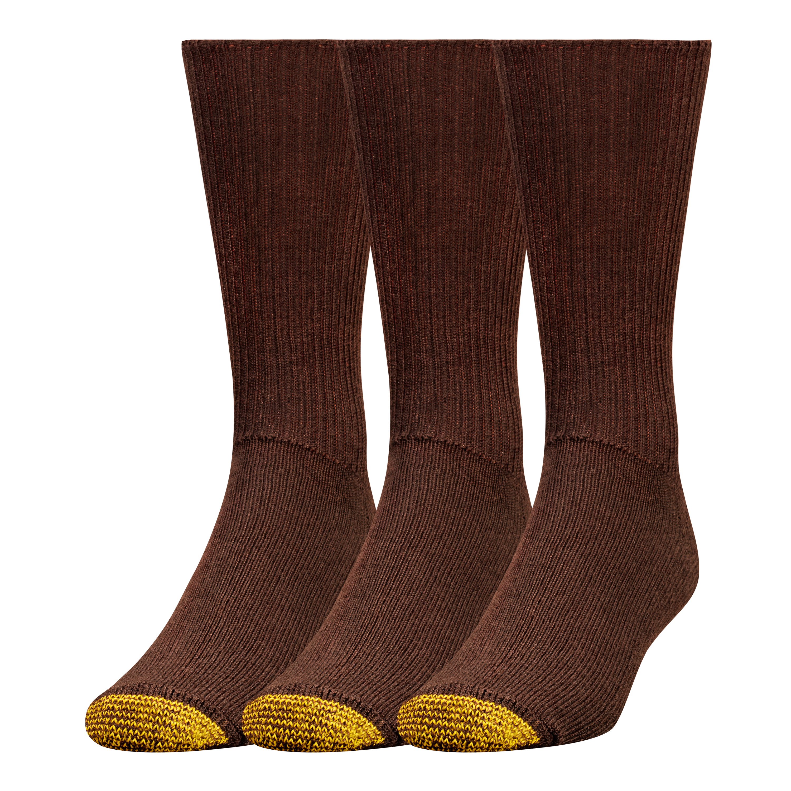 Gold Toe Men's Cushion Foot Fluffie Sock, 3Pack, Brown, 1013 (Shoe Size 612.5) Amazon.ca