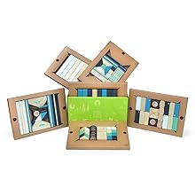 【箱付】tegu マグネティックブロックス　130ピース The Classroom Kit Magnetic Wooden Blocks Bulk Pack 130