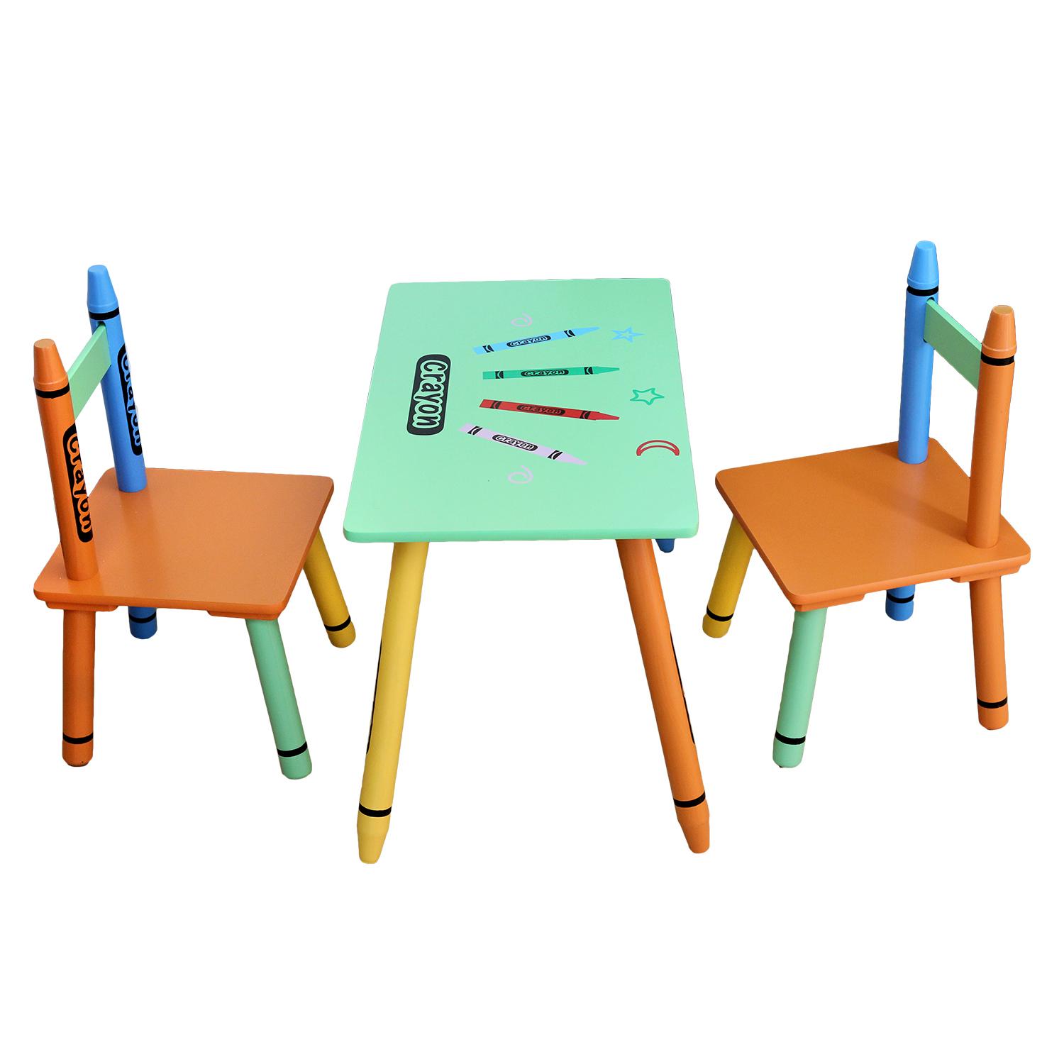 Kiddi Style Childrens Wooden Table and Chair Set , Green Amazon.co.uk