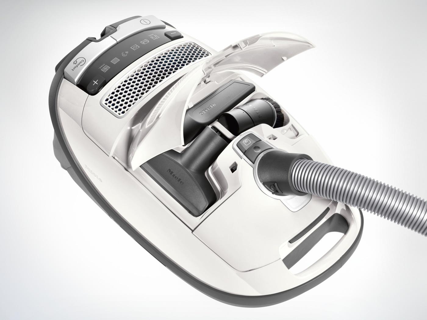 Miele Complete C3 Silence EcoLine Bagged Vacuum Cleaner, 500 W, 4.5 Litre, White: Amazon.co.uk ...