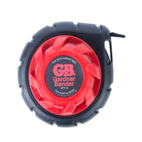 Gardner Bender EFT-15 Mini Cable Snake, 15 Ft Steel Fish Tape, Electrical Wire Fishing Tape, Red & Black