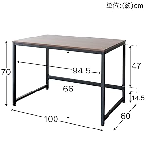 Amazon.co.jp: アイリスプラザ パソコンデスク デスク オフィス