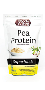 Organic Plant-Based Pea Protein Powder - Foods Alive