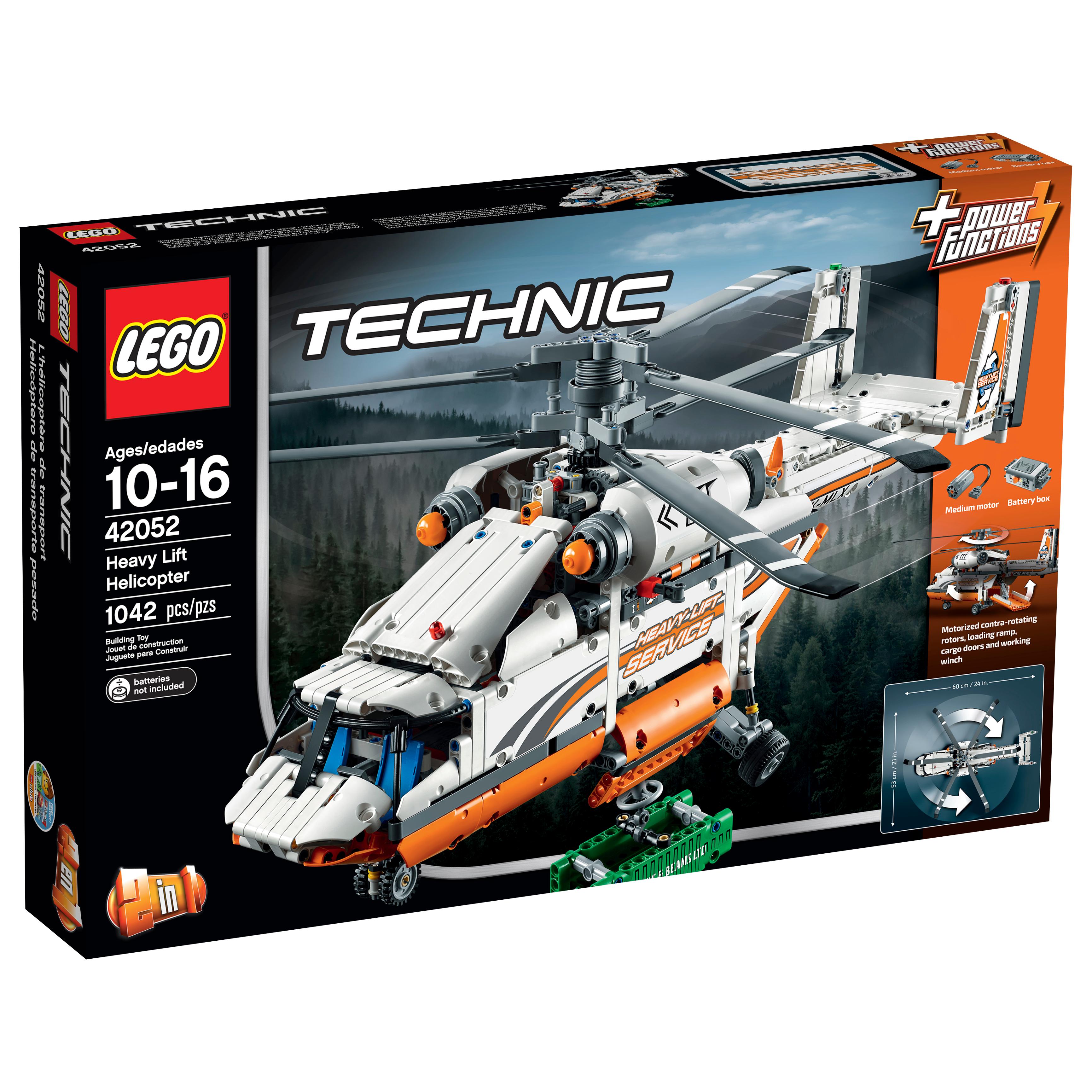 LEGO Technic Heavy Lift Helicopter 42052 Advanced Building