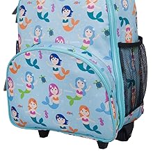 mermaid rolling luggage