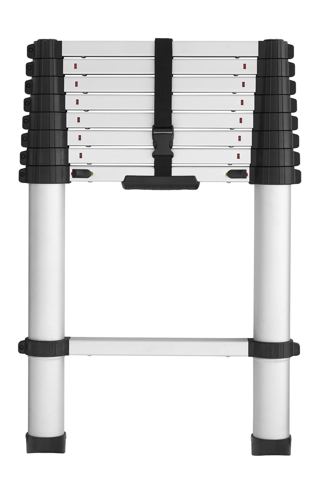 Cosco 20313T1ASE Smartclose Telescoping Aluminum Ladder, (300Pound