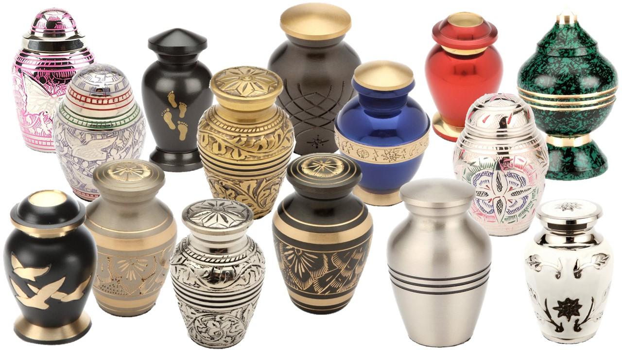 Urns UK Cremation Memorial Keepsake Urn Althorp Purple 3" Keepsake