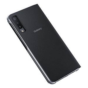 SAMSUNG - garaxy A7 純正ケース 美品 Amazon.co.jp: Galaxy A7 Wallet Cover/ブラック [Galaxy純正