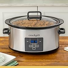 Crockpot Choose-a-Crock with prepared food