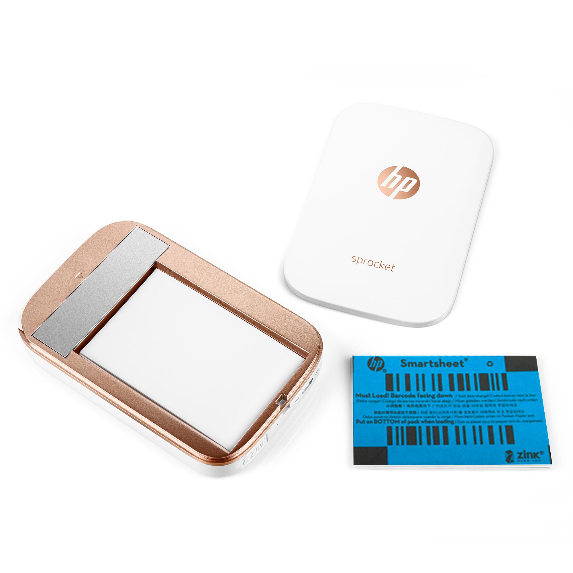 HP ZINK(R) Sticker Photo Paper for HP Sprocket Printer (2x3"), 20