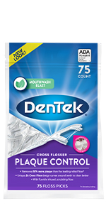 DenTek Cross Flosser Plaque Control Floss Picks