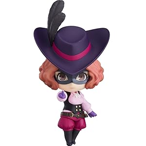 nendoroid, haru okumara, persona, animation, anime, action figure, noir