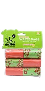 Wags & Wiggles, Dogs, Waste Management, Doggo, Bags, Poop bags, Dispenser, Scented