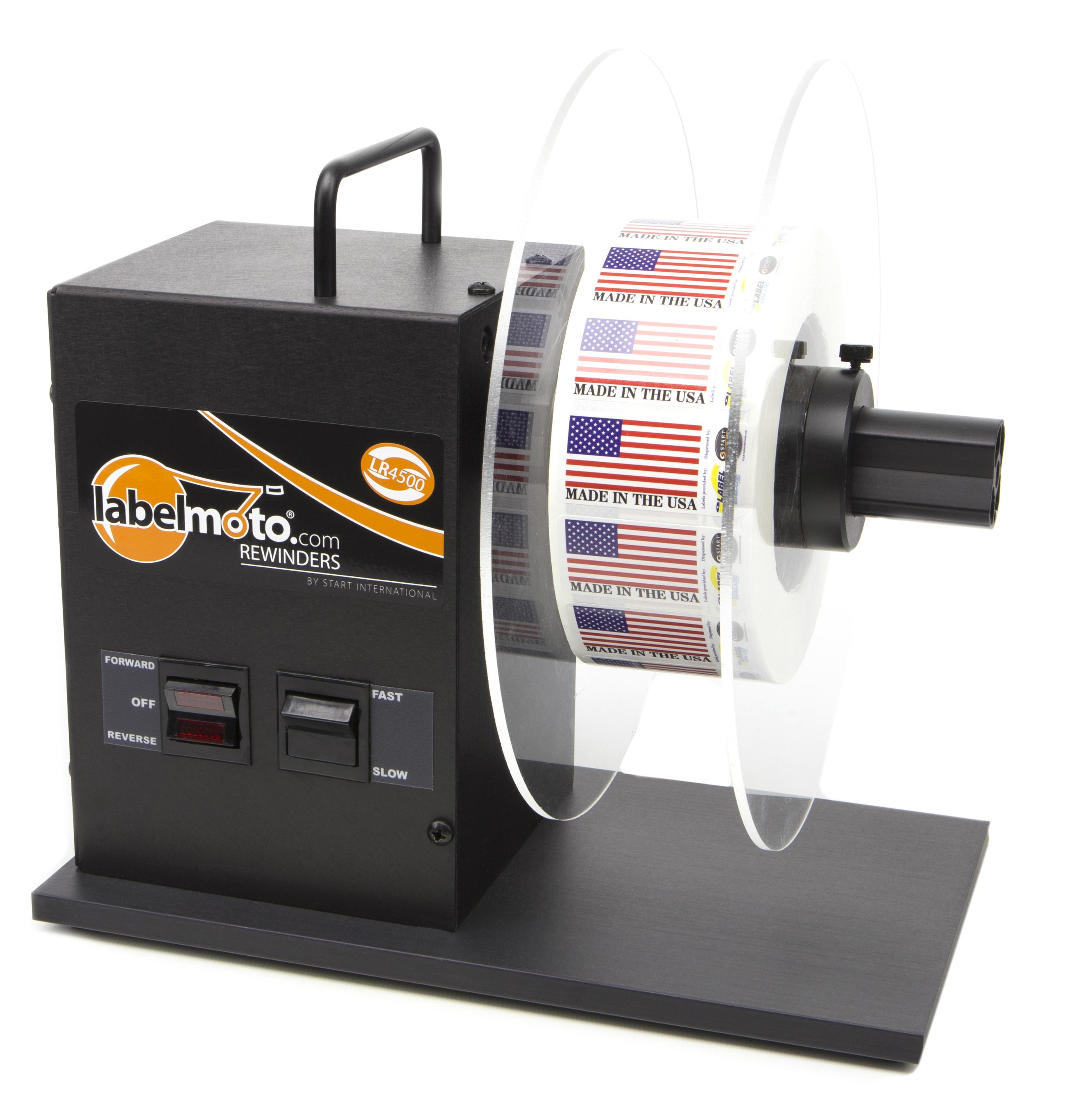 START International LR4500W Bidirectional Label Rewinder for 9" Roll
