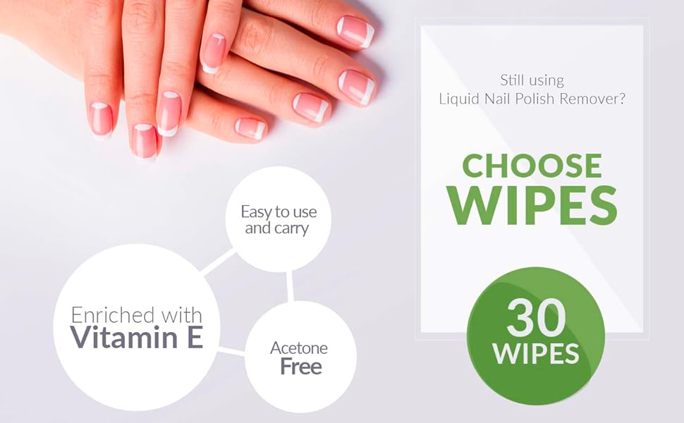 Buy Kara Nail Polish Remover Wipes, Rose, 30 Wipes Online at Low