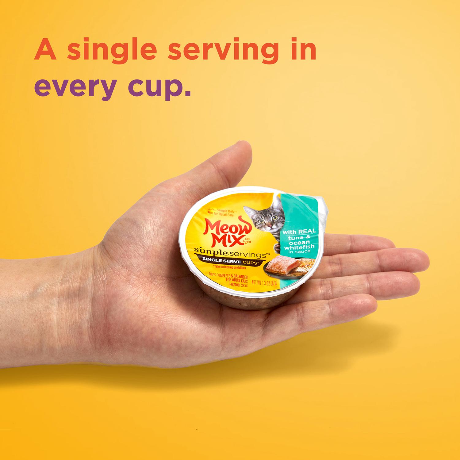 Meow Mix Simple Servings Seafood Variety Pack Wet Cat Food