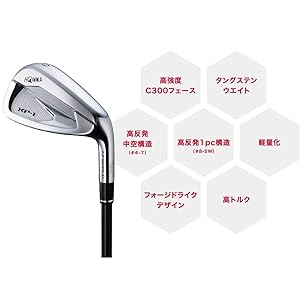 Amazon.co.jp: 本間ゴルフ XP-1 アイアンセット Zelos FOR T