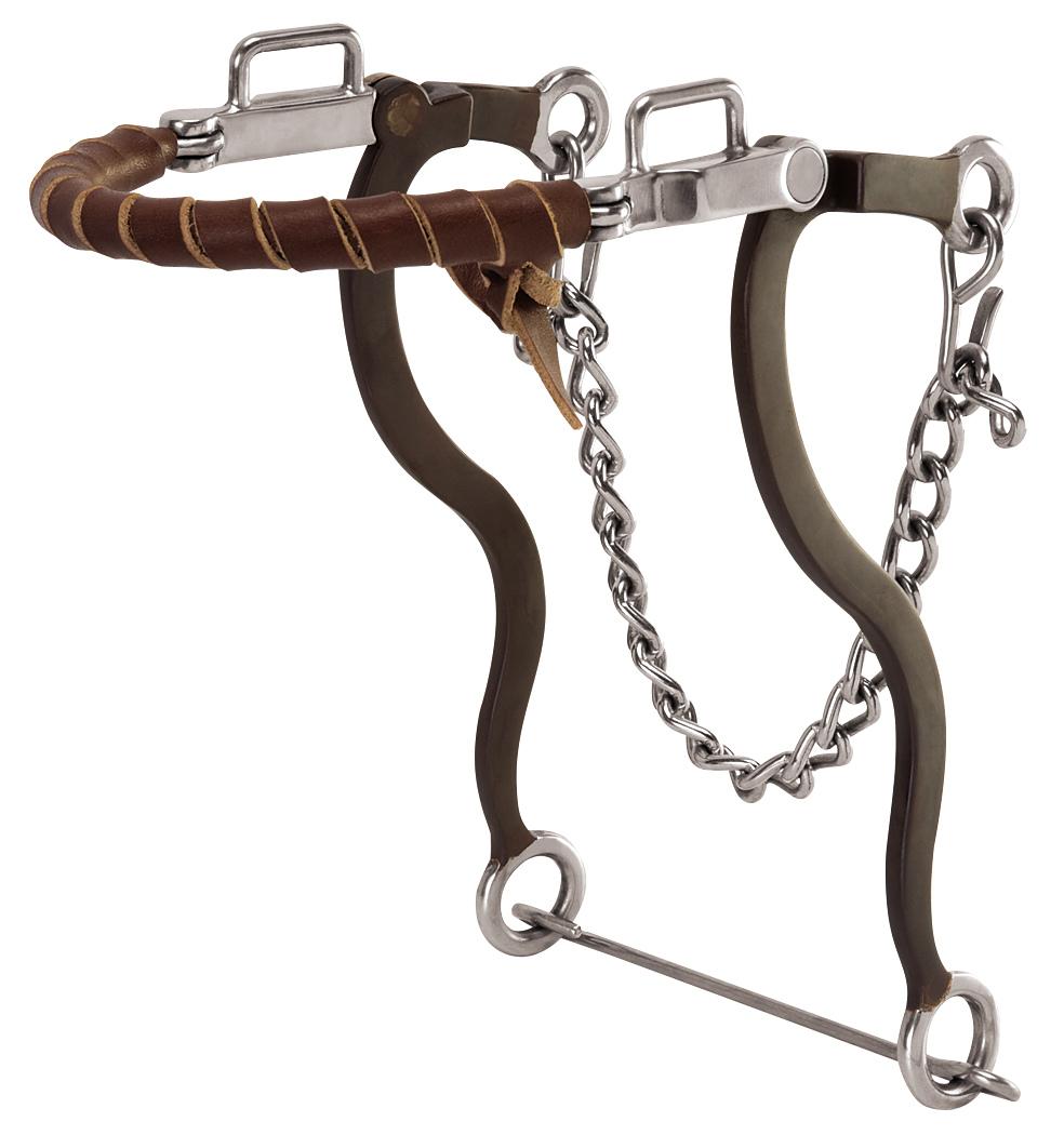 Weaver Leather Hackamore with Flat Leather Noseband