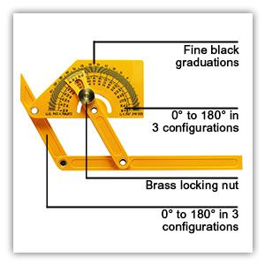 plastic protractor, angle finder, general tools