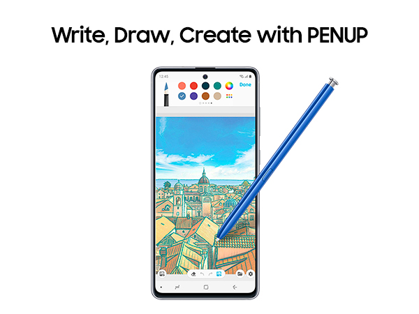 Samsung Galaxy note10lite 8 128 本体のみ Samsung Galaxy Note10 Lite (Aura Glow, 8GB RAM, 128GB