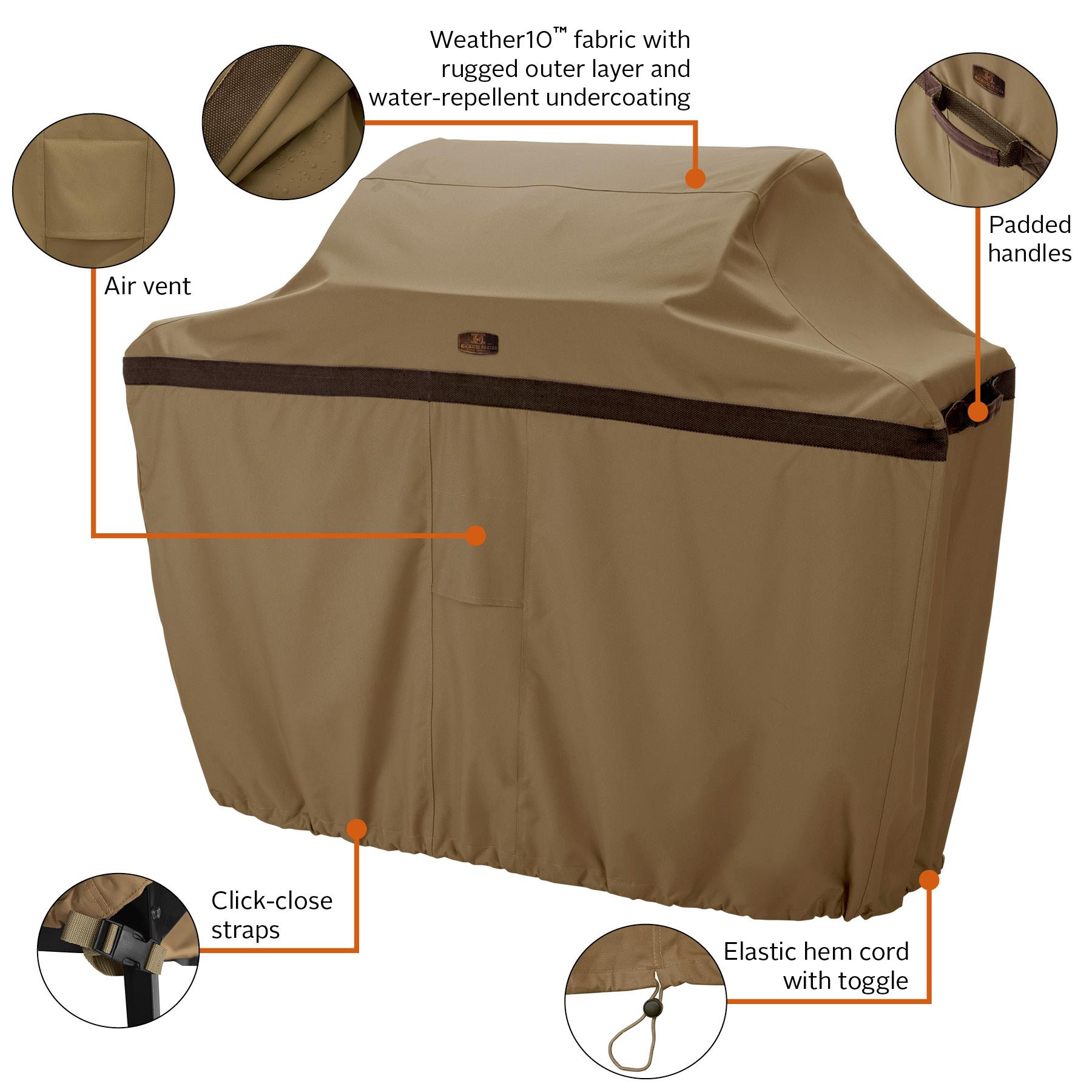 Classic Accessories Hickory Grill Cover Rugged BBQ Cover