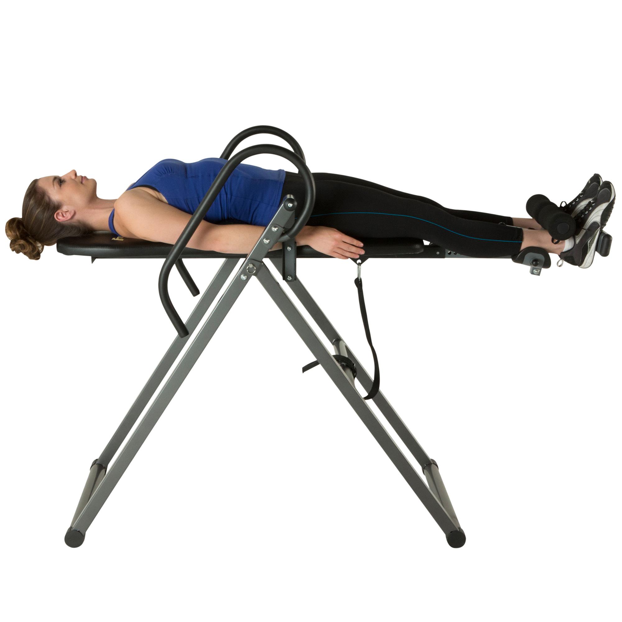 Fitness Reality 690XL Inversion Table with Lumbar Pillow, 300 Lbs Capacity Sports