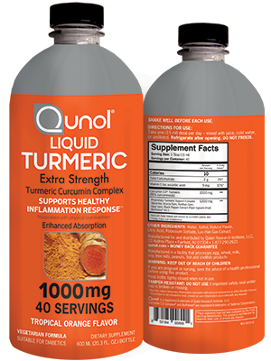 Liquid Turmeric 1000mg Curcumin Pain Relief Extra Strength Qunol