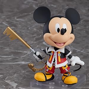 kingdom hearts, 2, video game, mickey, king, keyblade, good smile, nendoroid, disney