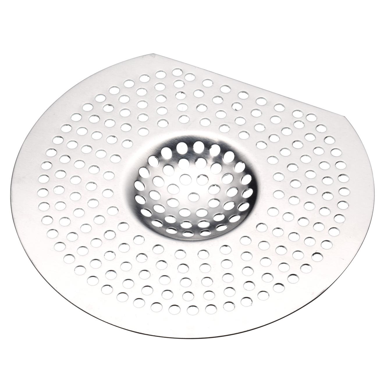KitchenCraft Sink Strainer, Aluminium, Silver, 13.5 x 12 x 16 cm