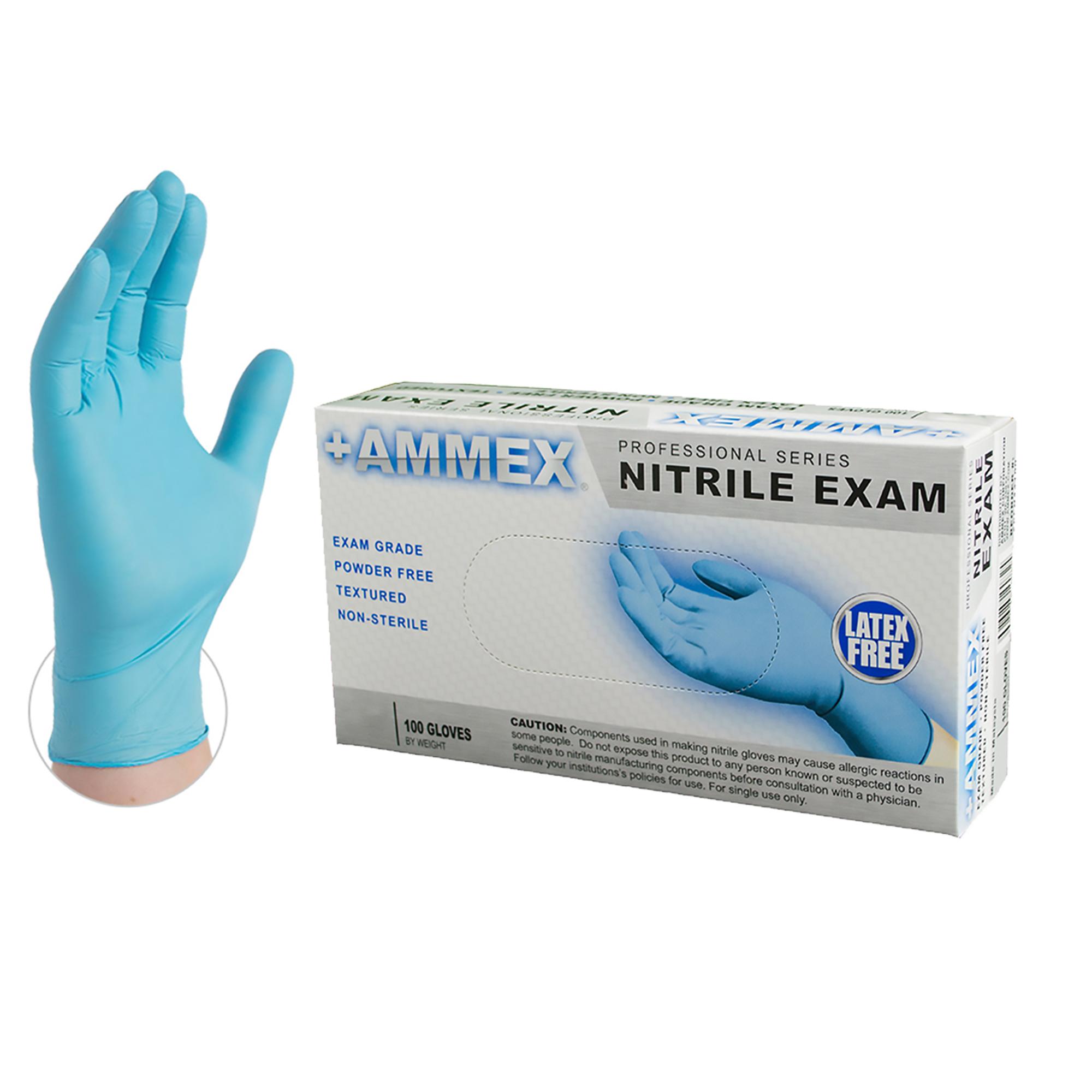 Amazon.com: AMMEX - APFN42100-BX - Medical Nitrile Gloves