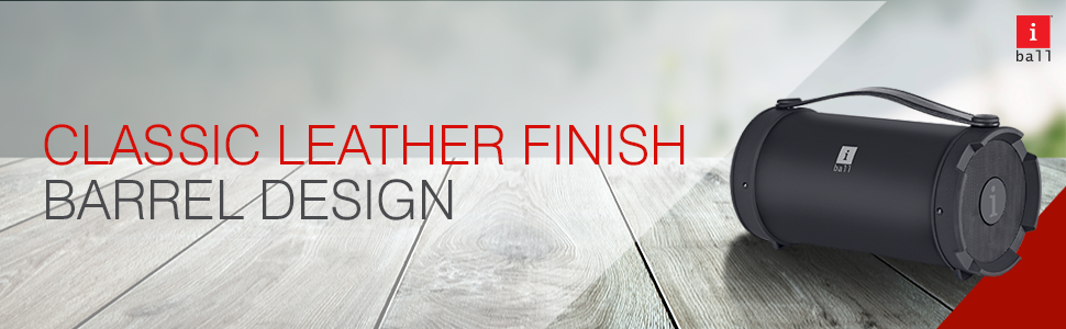 iball bluetooth speaker music barrel