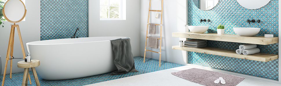 2 piezas Juego de baño (Pierre, toallero sin agujeros, papel ...