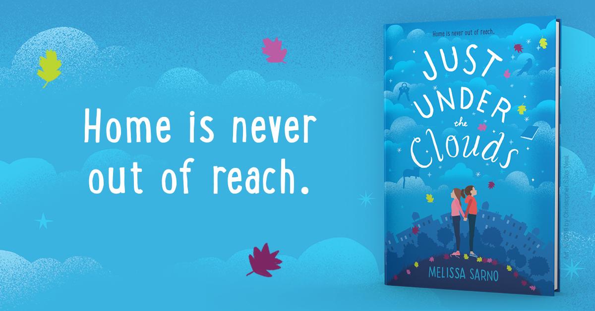 Just Under the Clouds Sarno, Melissa 9781524720087 Books