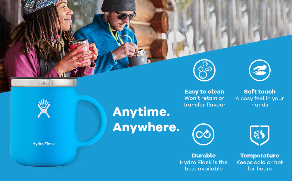 HYDRO FLASK Travel Coffee Mug 354 ml (12 oz) Vacuum Insulated