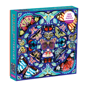 Amazon.com: Mudpuppy Kaleido-Butterflies Jigsaw Puzzle, 500