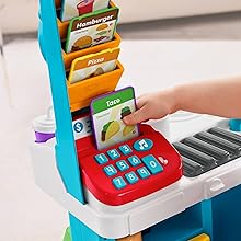 Fisher Price Ghj07 Lernspass Food Truck Dreisprachig Deutsch Spanisch Franzosisch Mit Kuche Und Lernspiele Spielzeug Ab 18 Monaten Amazon De Spielzeug